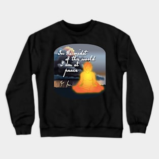 At Peace-woman Crewneck Sweatshirt